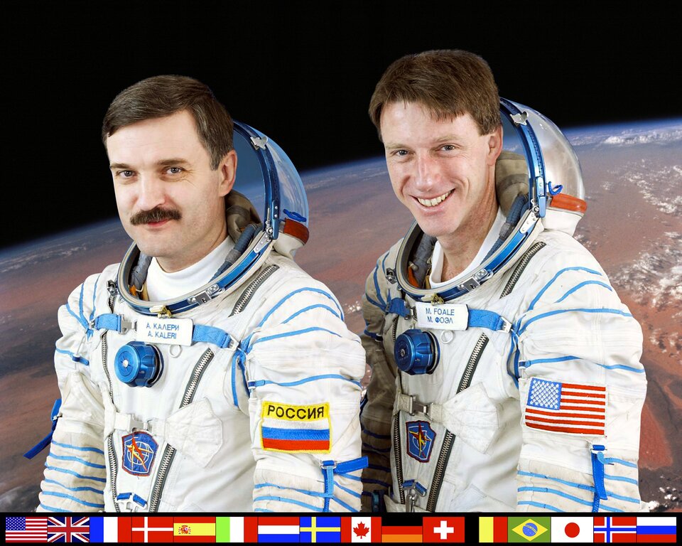 Expedition 8 crew, Kaleri and Foale