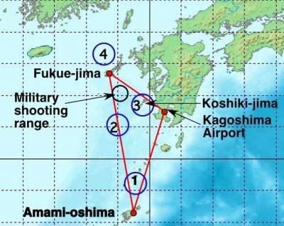 Location of the EarthCARE Campaign in southern Japan