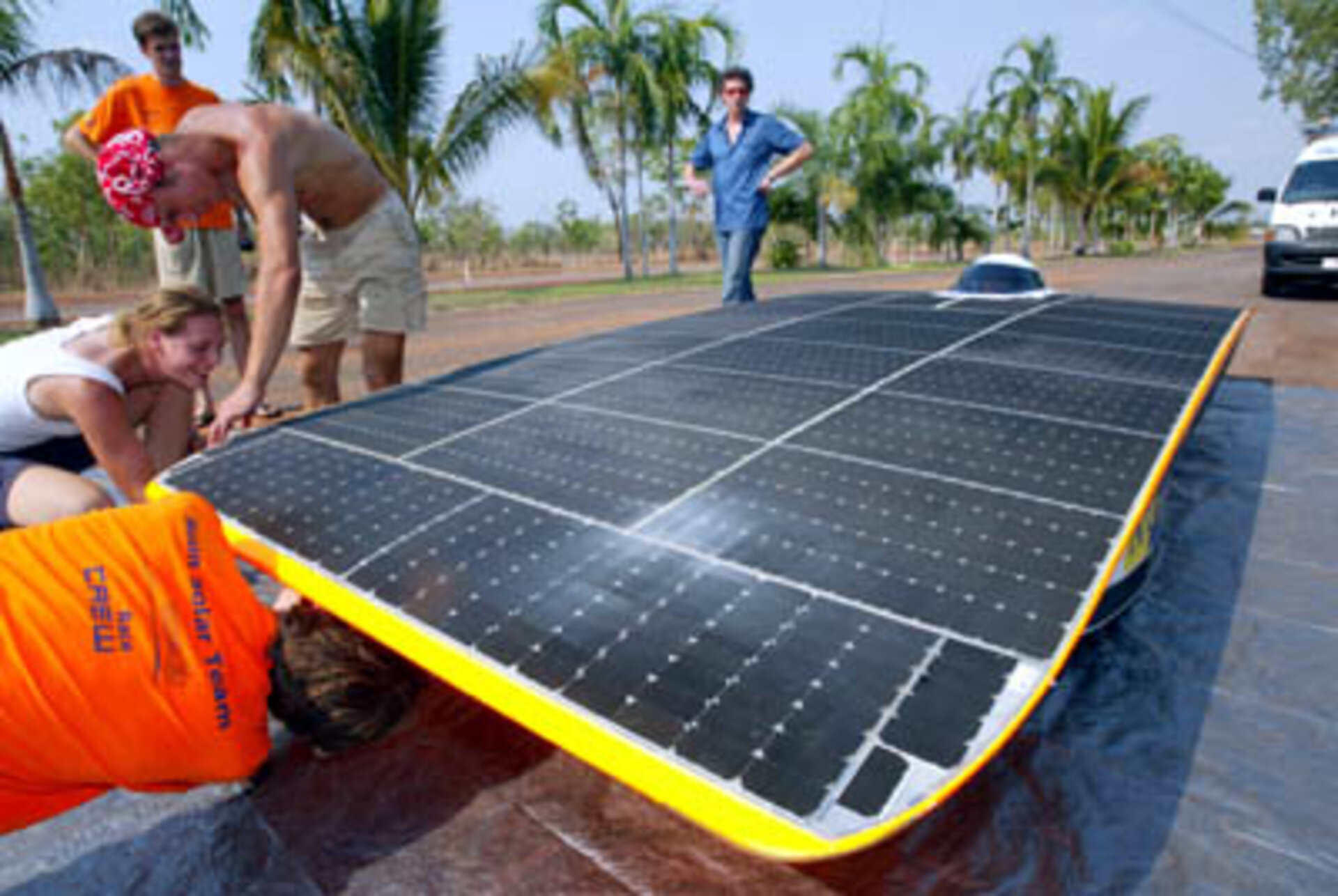Nuna 2 durante el World Solar Challenge