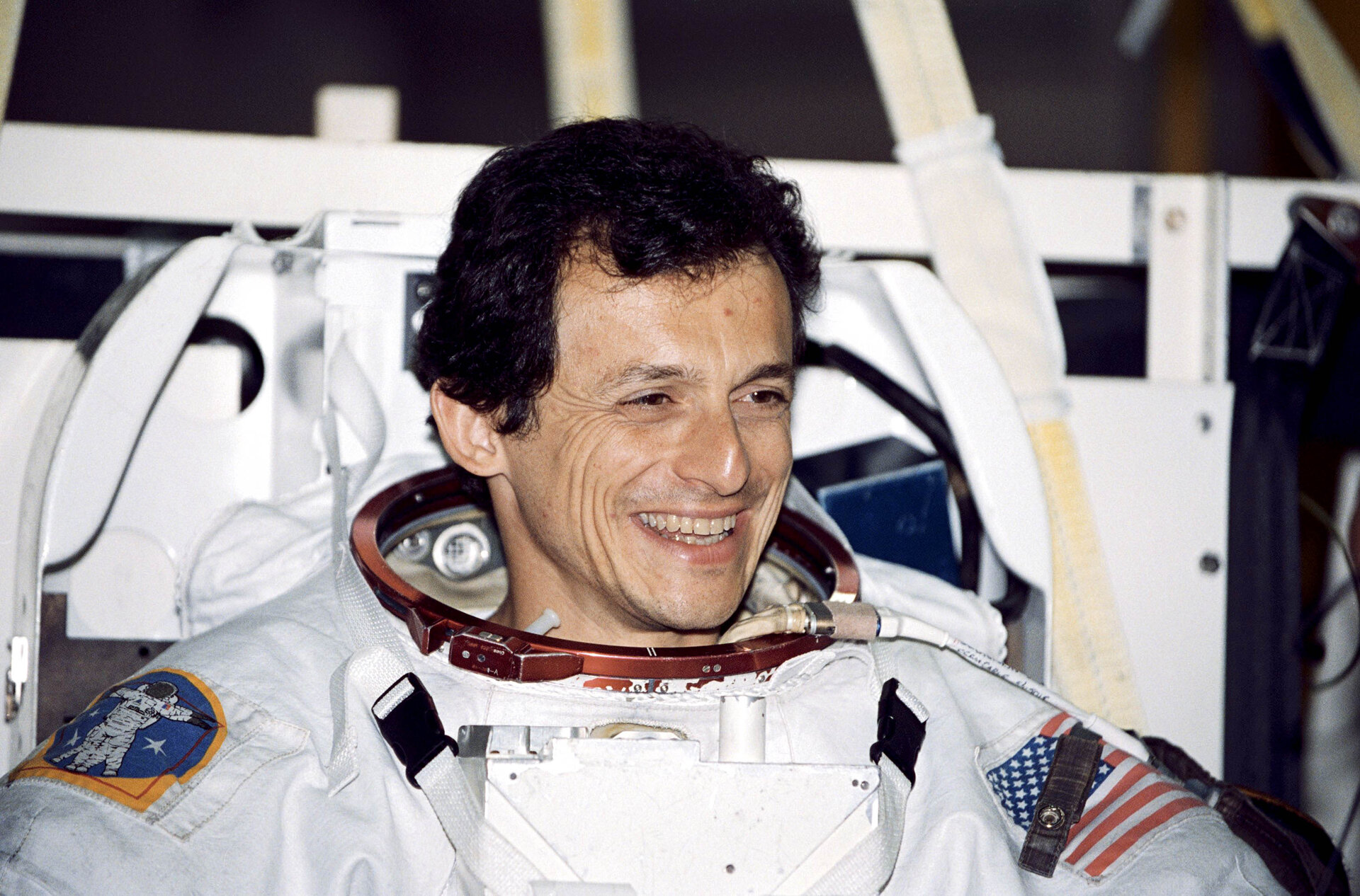 Pedro Duque during EVA training