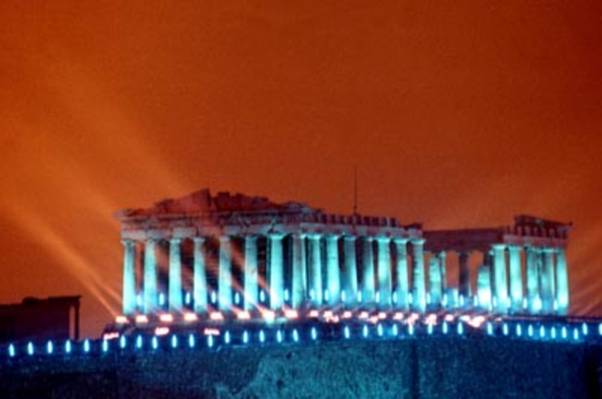 The Parthenon tops Athens' ancient Acropolis