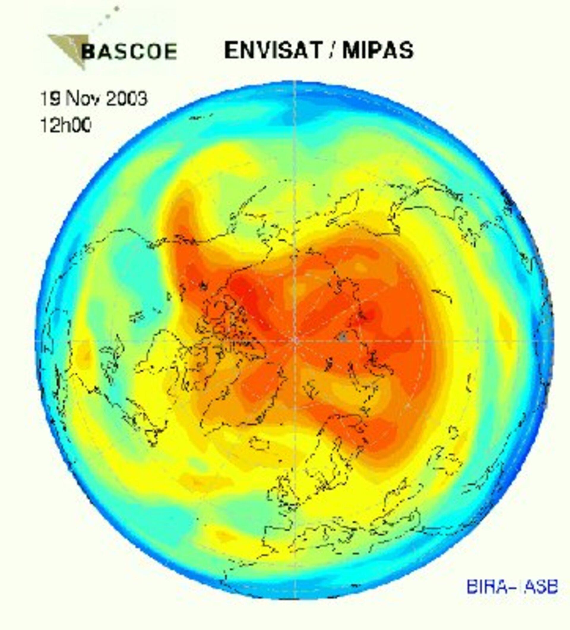 Bascoe Envisat/MIPAS November 19, 2003