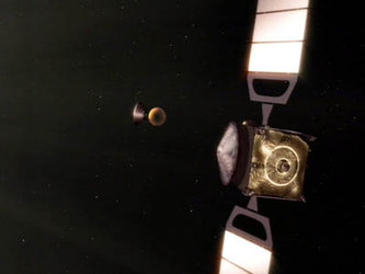 Beagle 2 and Mars Express after separation