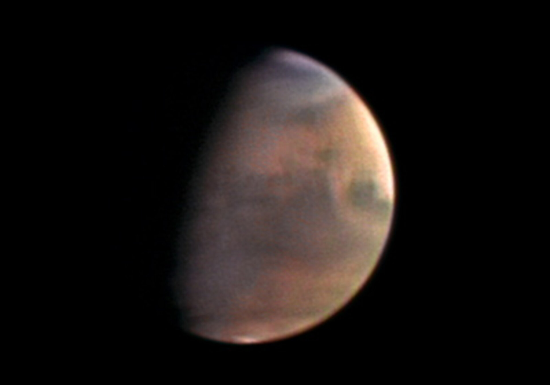 Mars from 5.5 million km, taken 1 December