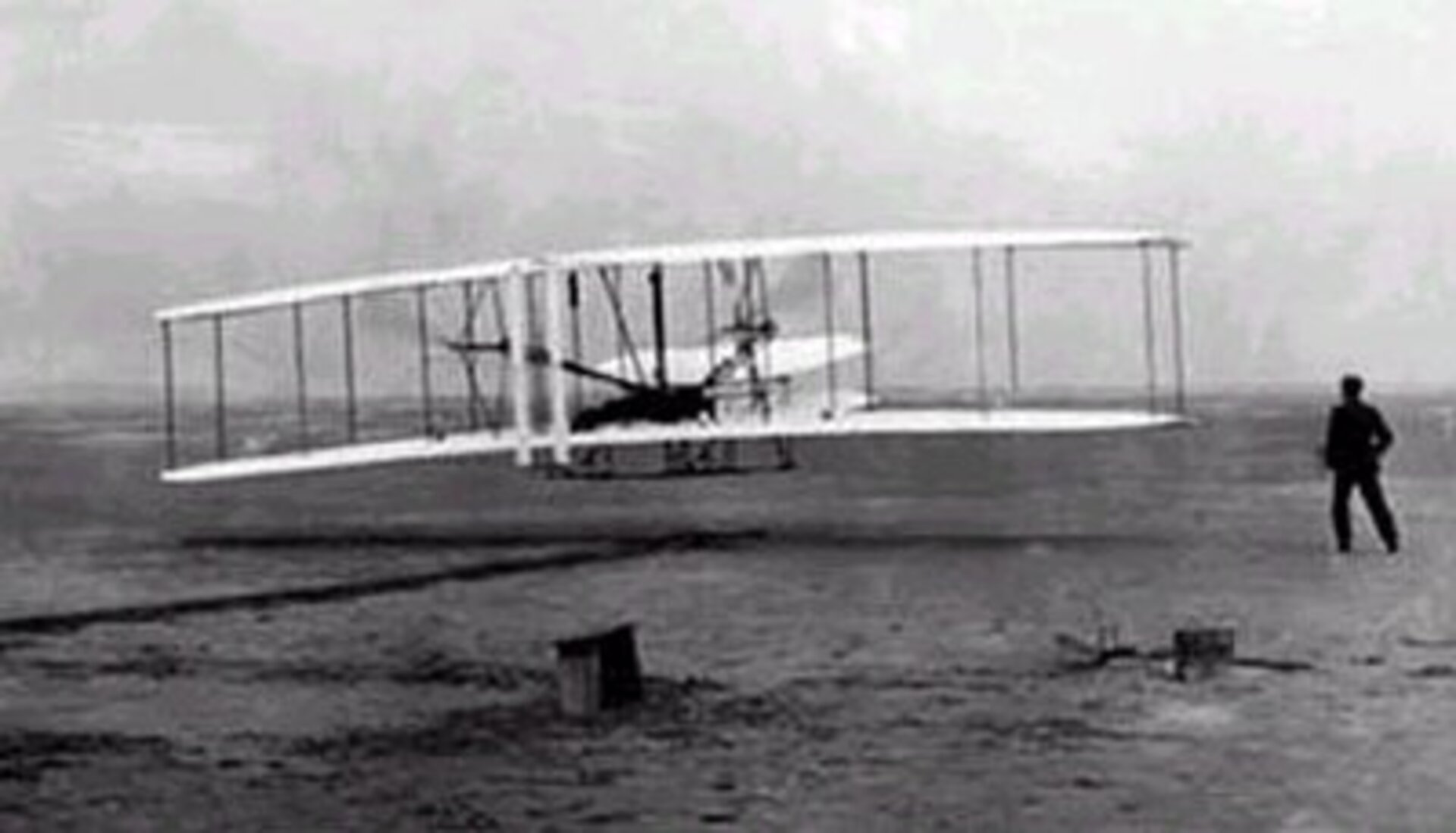 Wright brothers' first flight