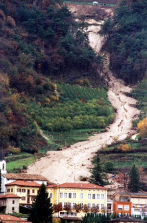 Landslide in northern Italy