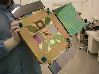 Satelliten Nanospace-1 är inte större än en persondator
