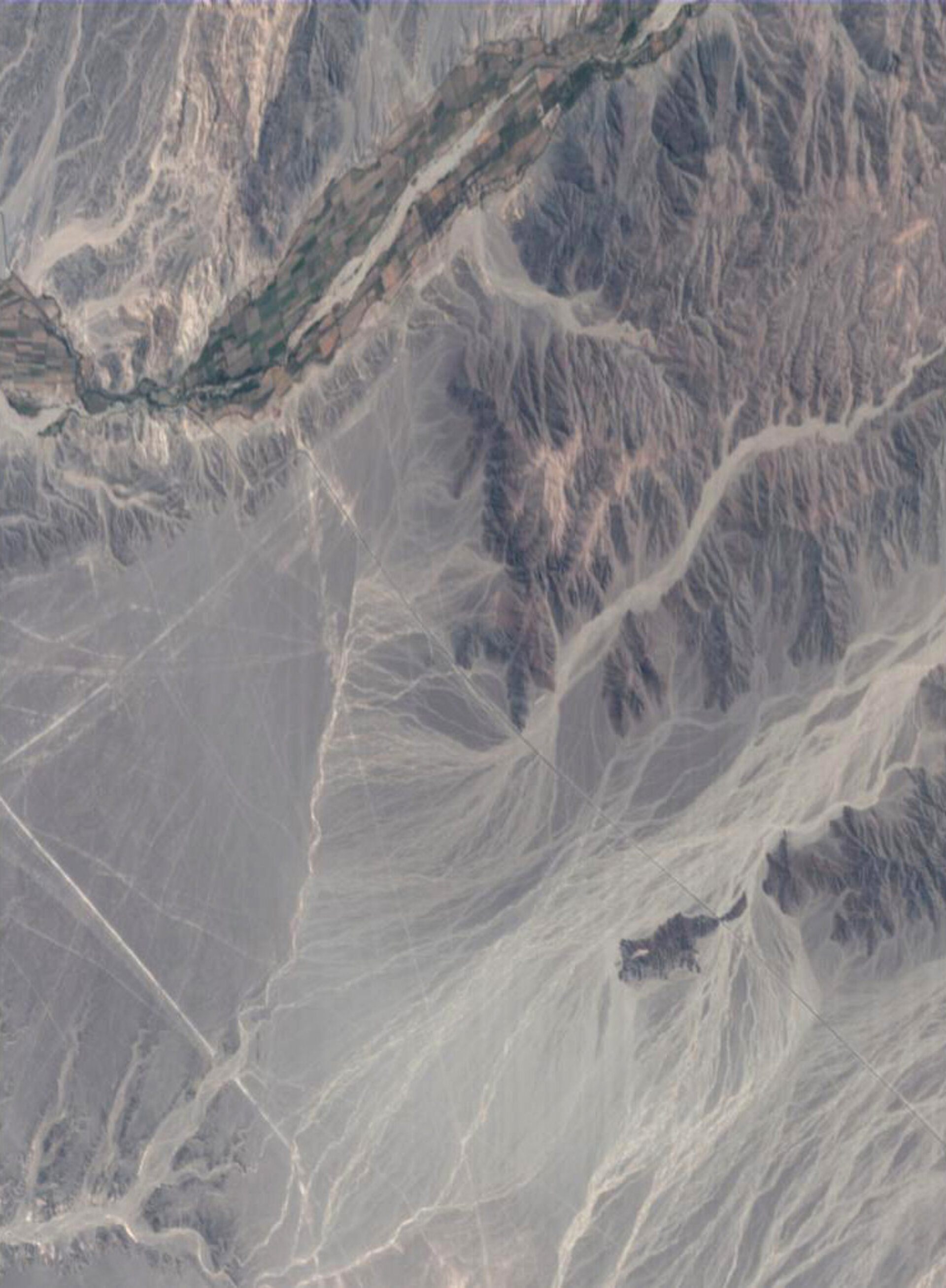 Proba image of the Nasca plain