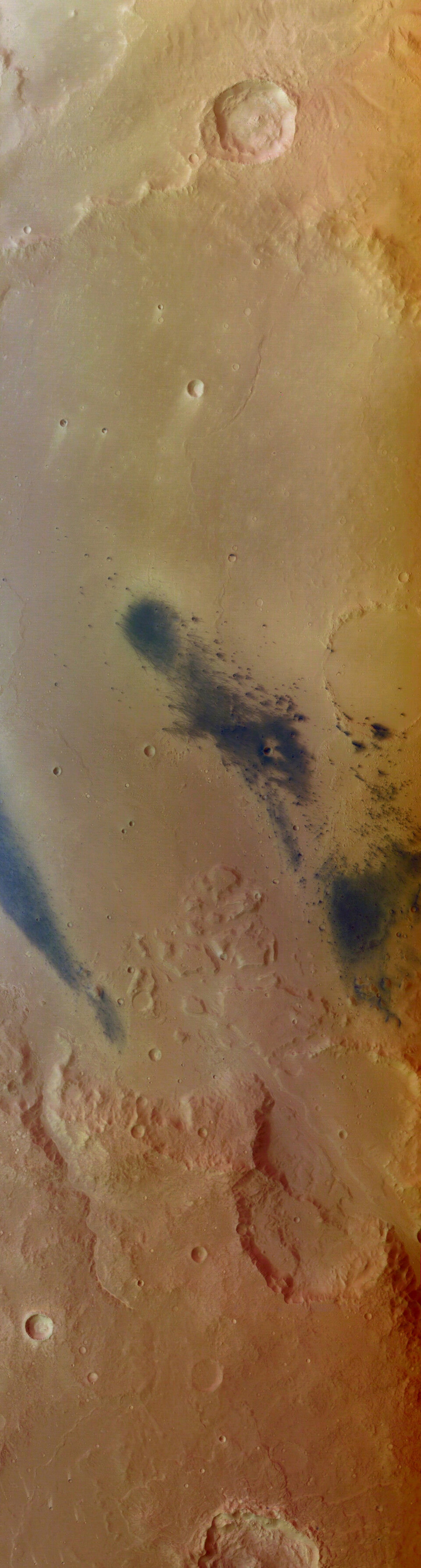 Immagine di colore del cratere di Gusev