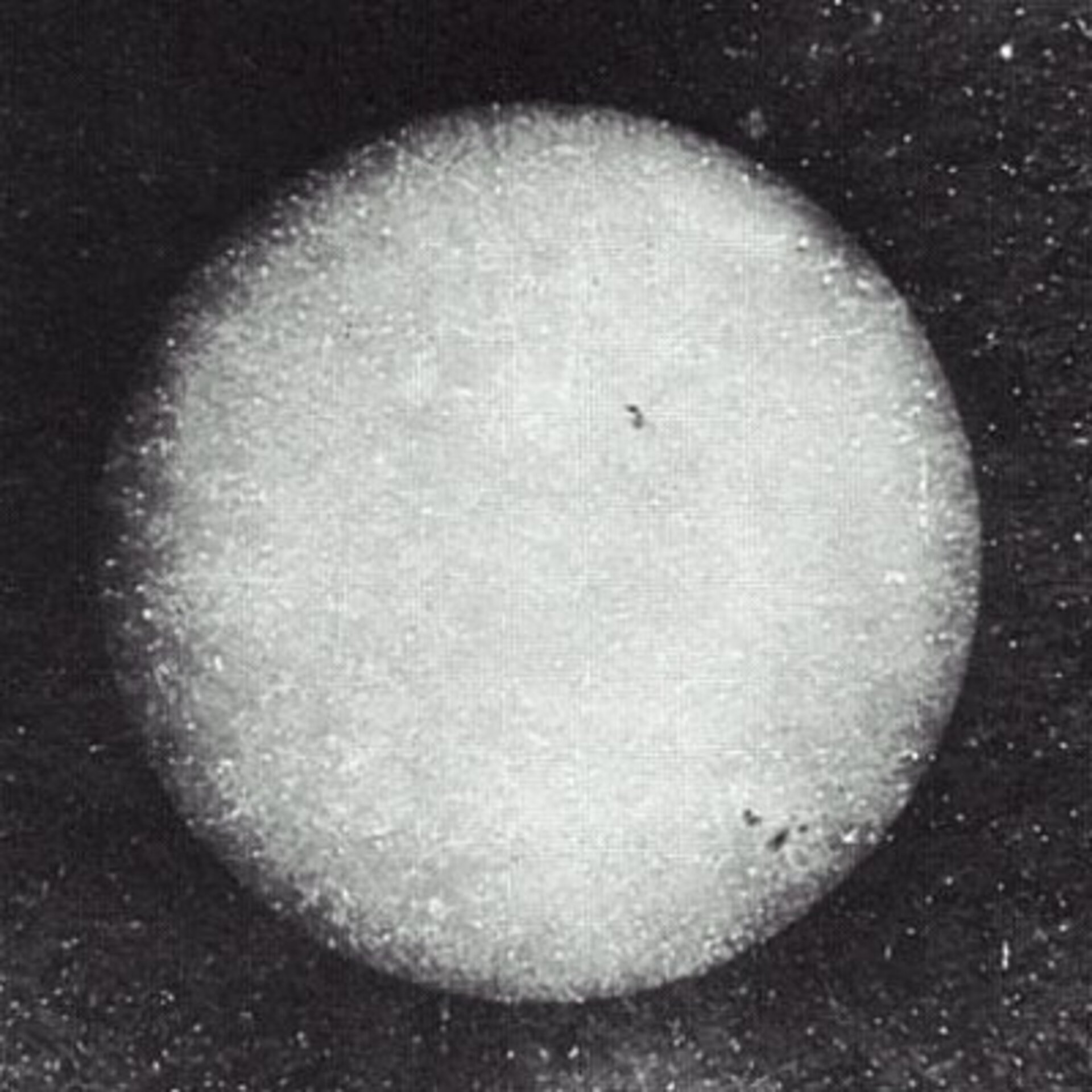 First photo of the Sun (1845)