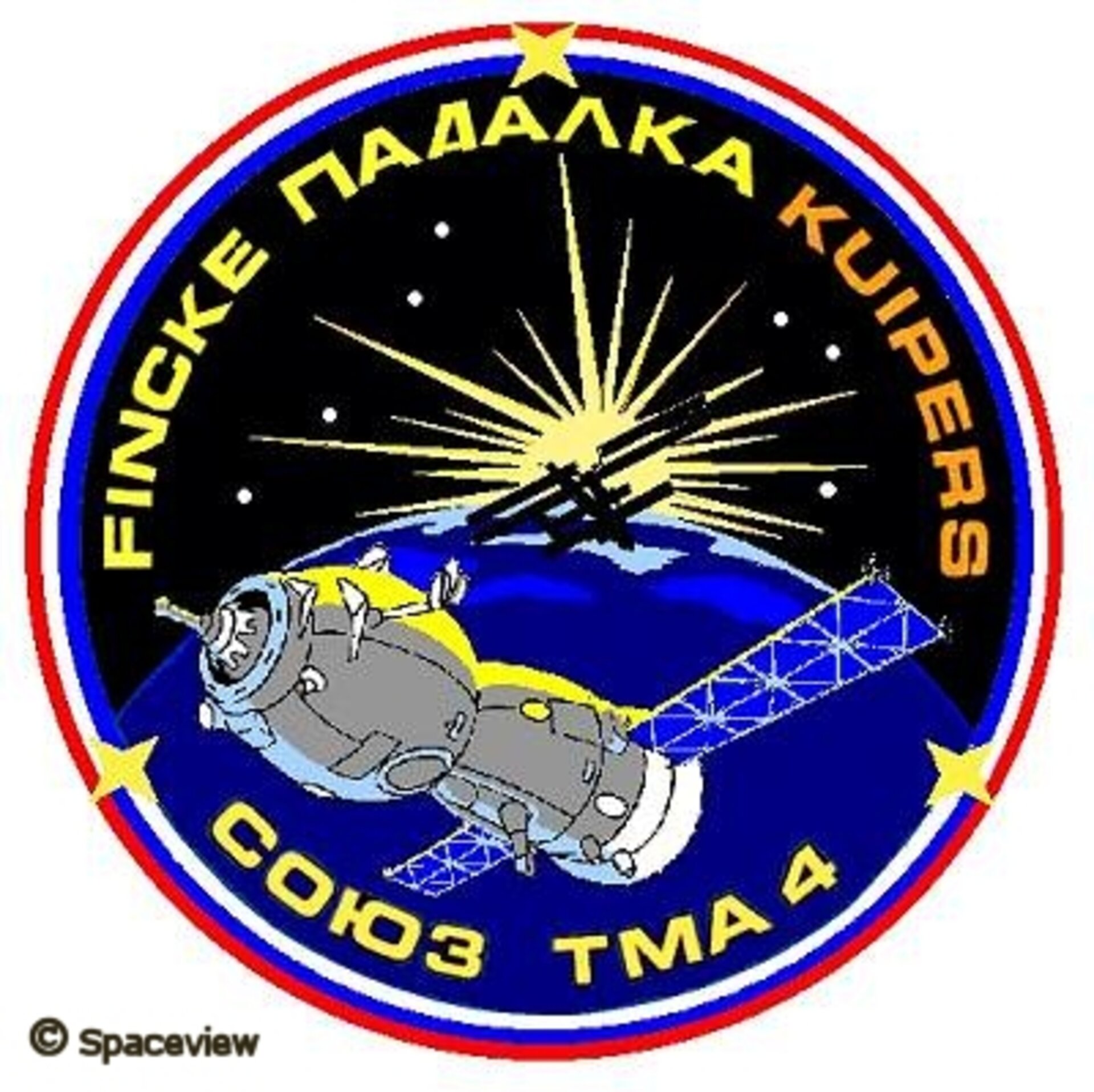 The mission patch for Soyuz TMA-4 flight 8S
