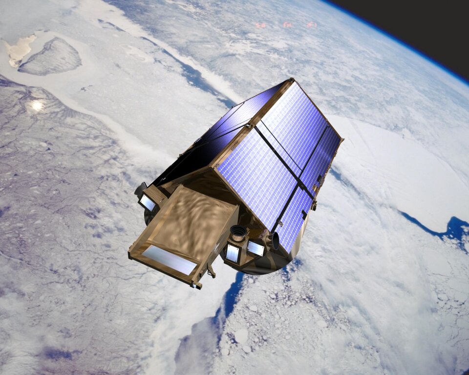 ESA's satelliet CryoSat, die later dit jaar gelanceerd wordt