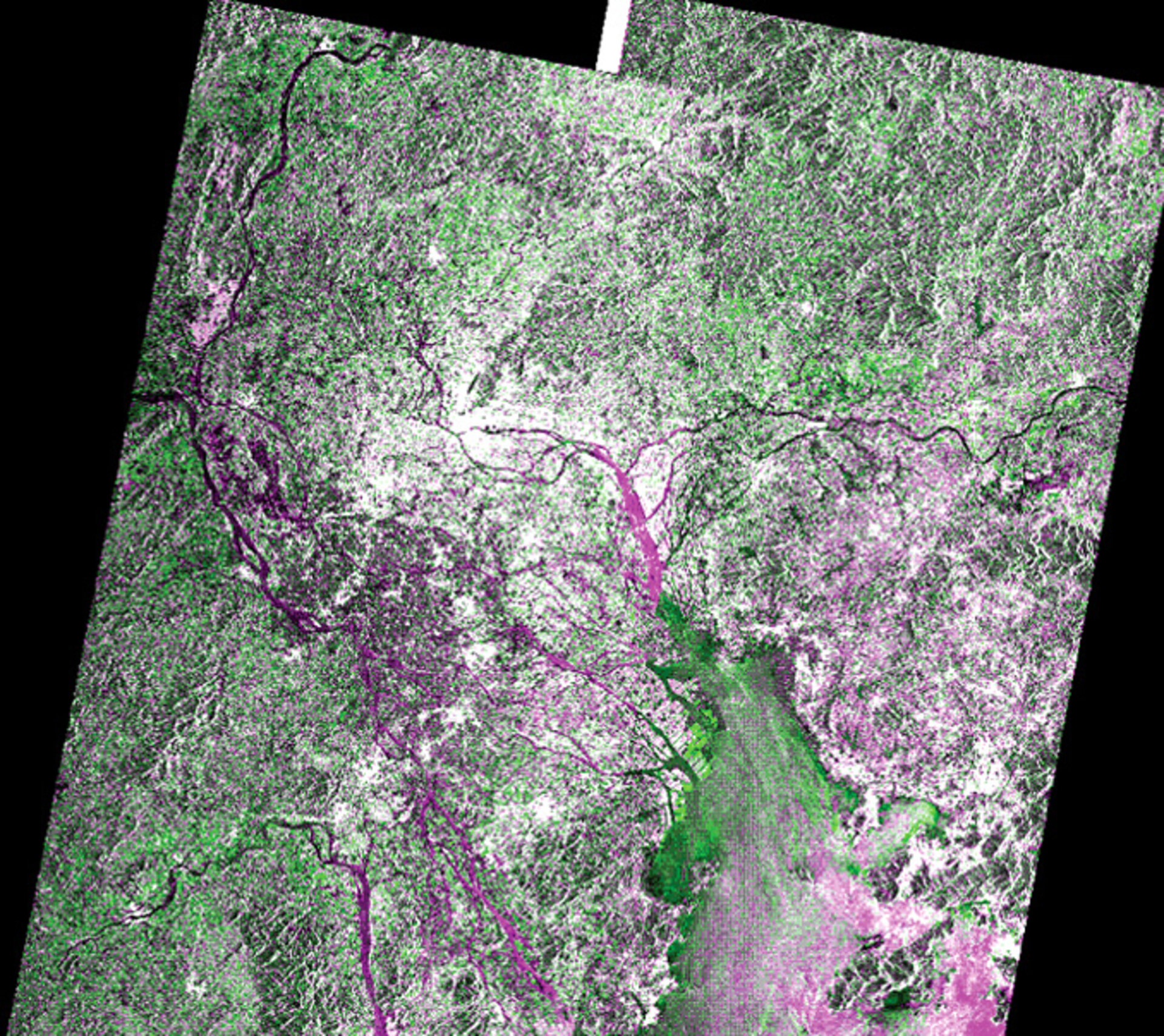 ERS SAR multi-temporal mosaic of Guangdong Province