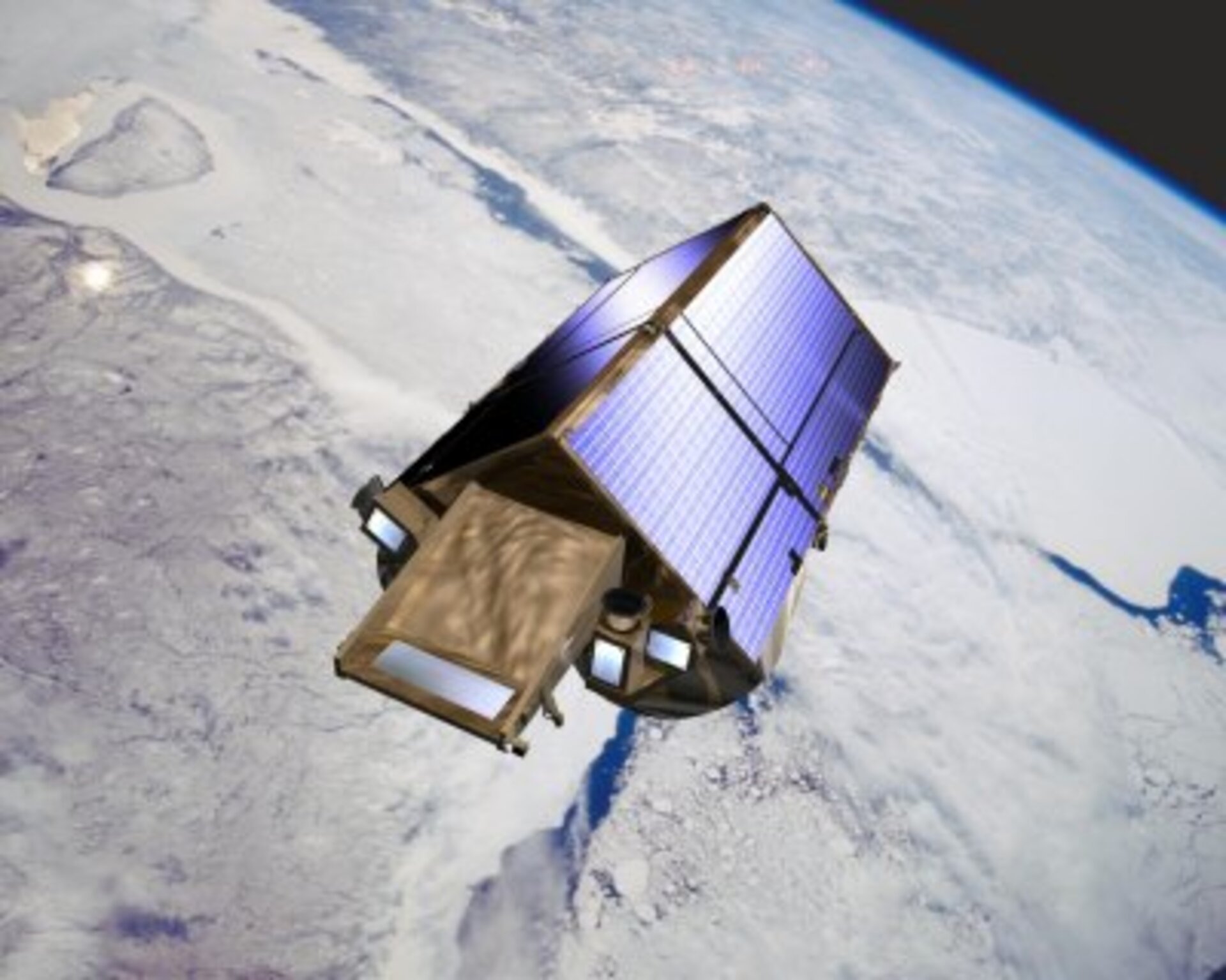 Grafische Darstellung von CryoSat