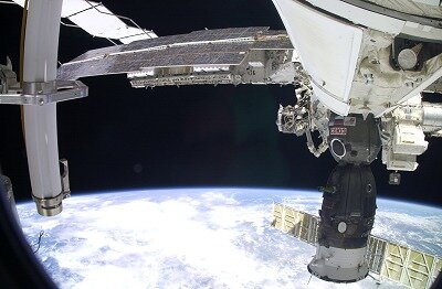 De aarde vanuit het internationaal ruimtestation ISS