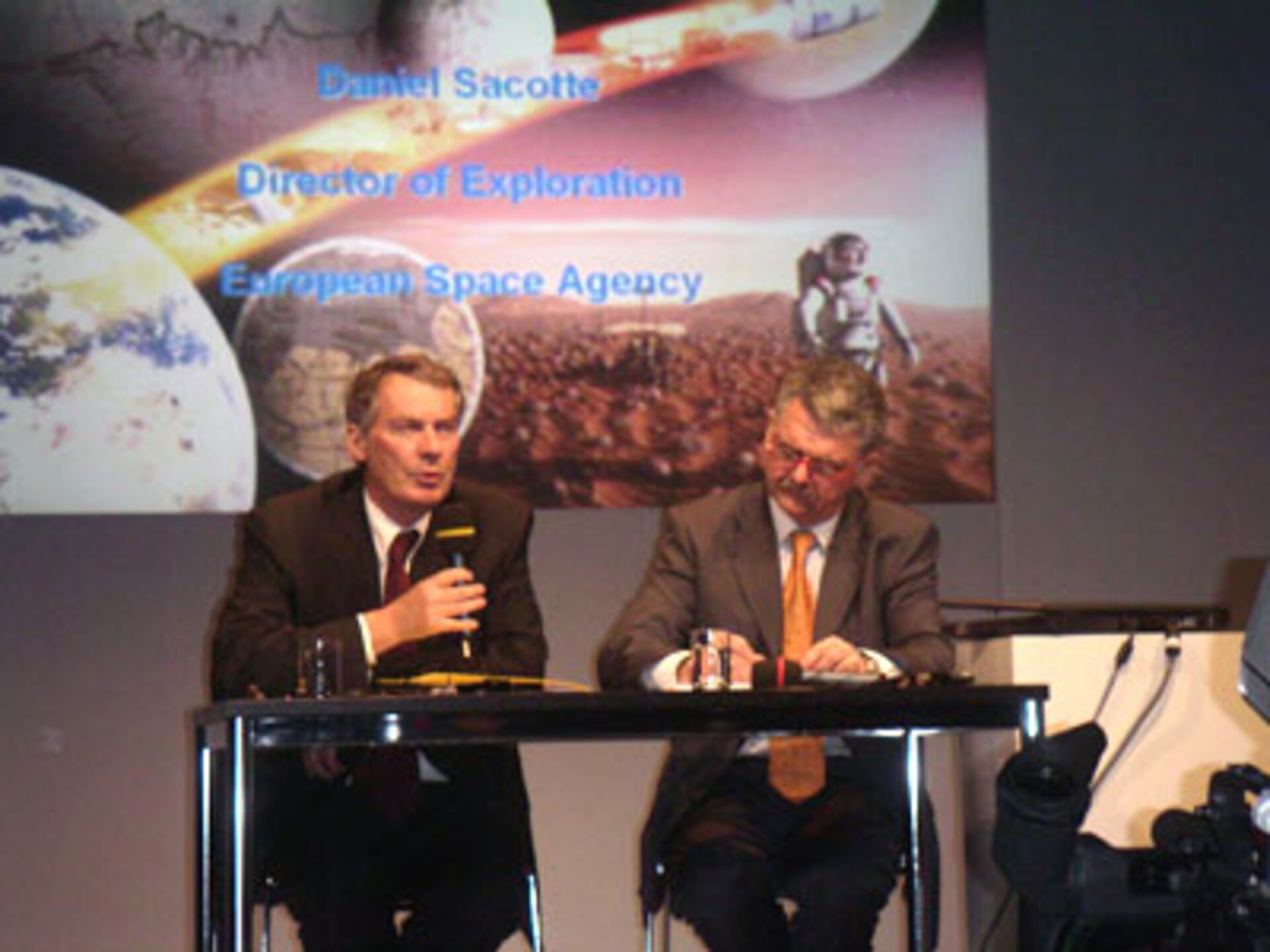 Press briefing with Daniel Sacotte, future ESA Director of Human Spaceflight, Microgravity and Exploration