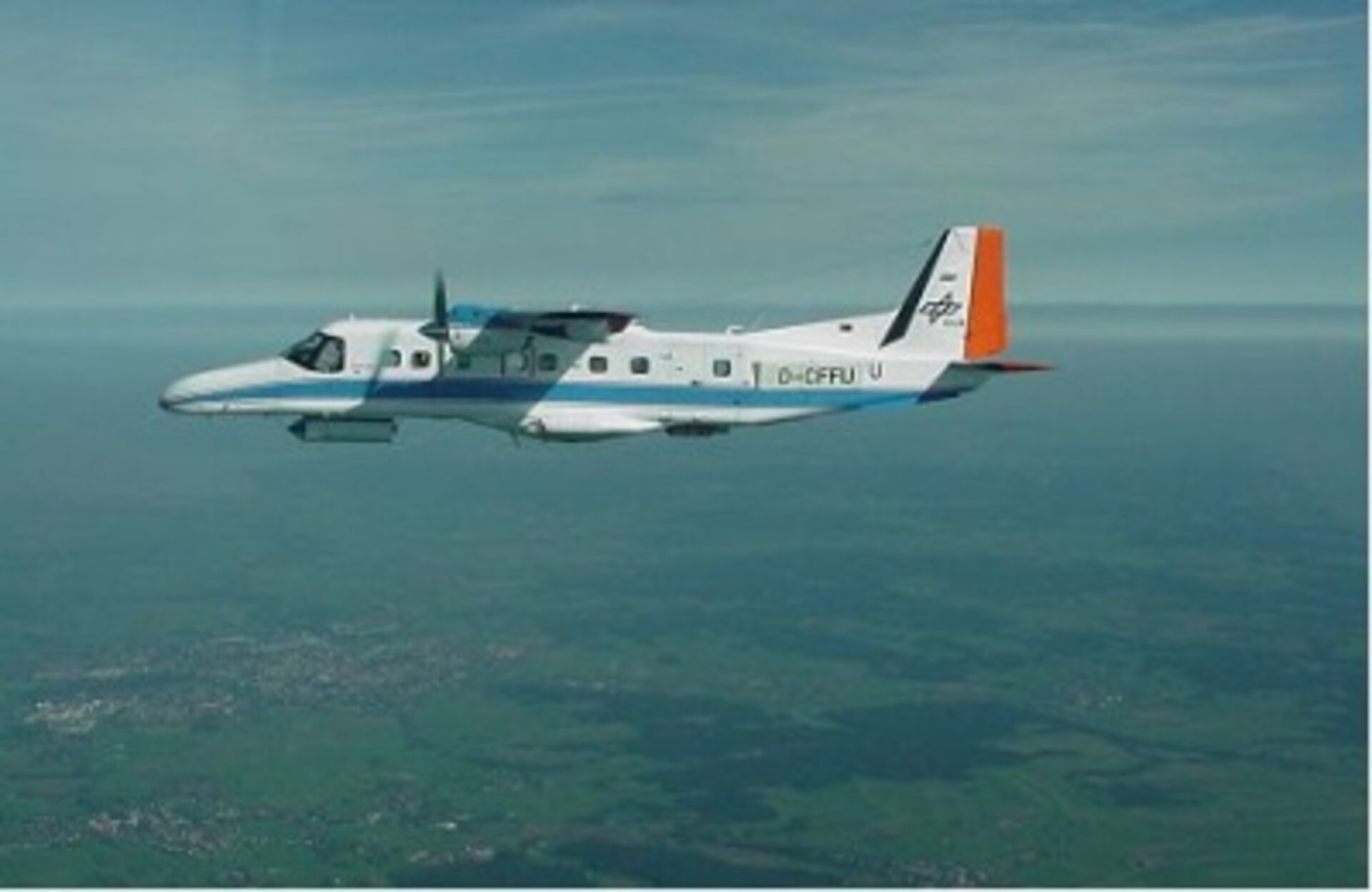Aircraft carrying INDREX-2 radar equipment
