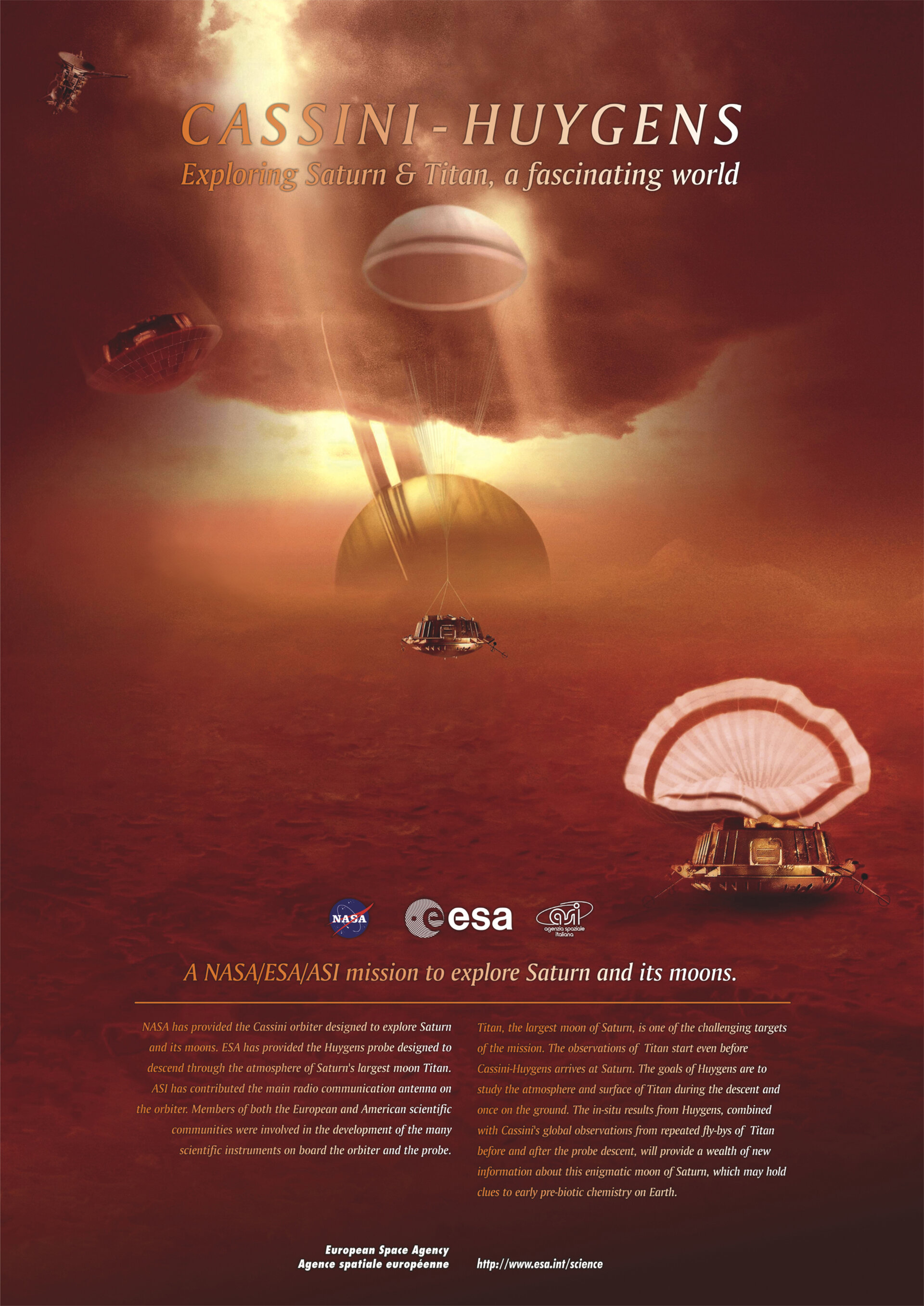 Cassini-Huygens Poster