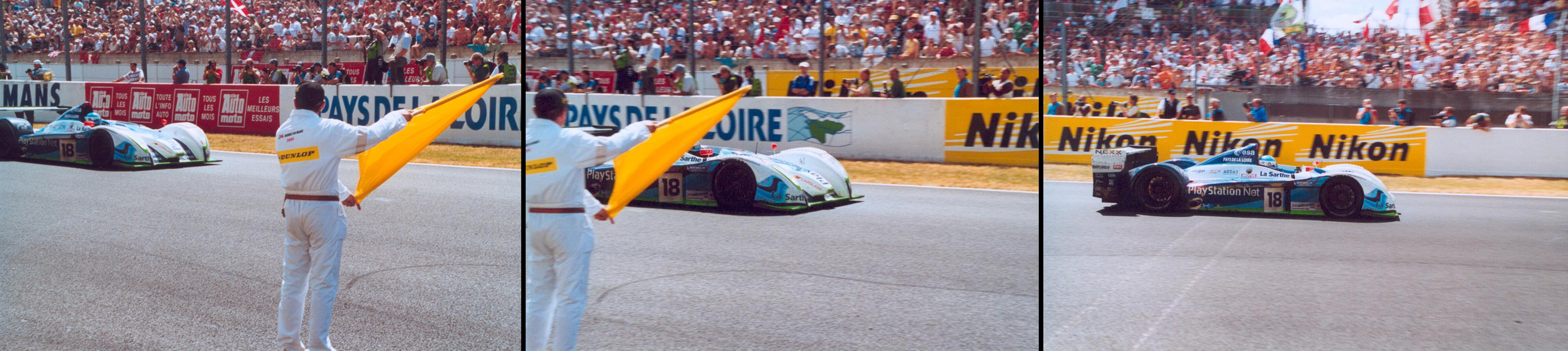 La Pescarolo Sport n°8 termine les «&nbsp;24&nbsp;heures du Mans 2004&nbsp;» en 4e position.
