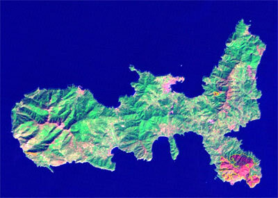 1998 fire scars on Elba Island, detected by ITALSCAR