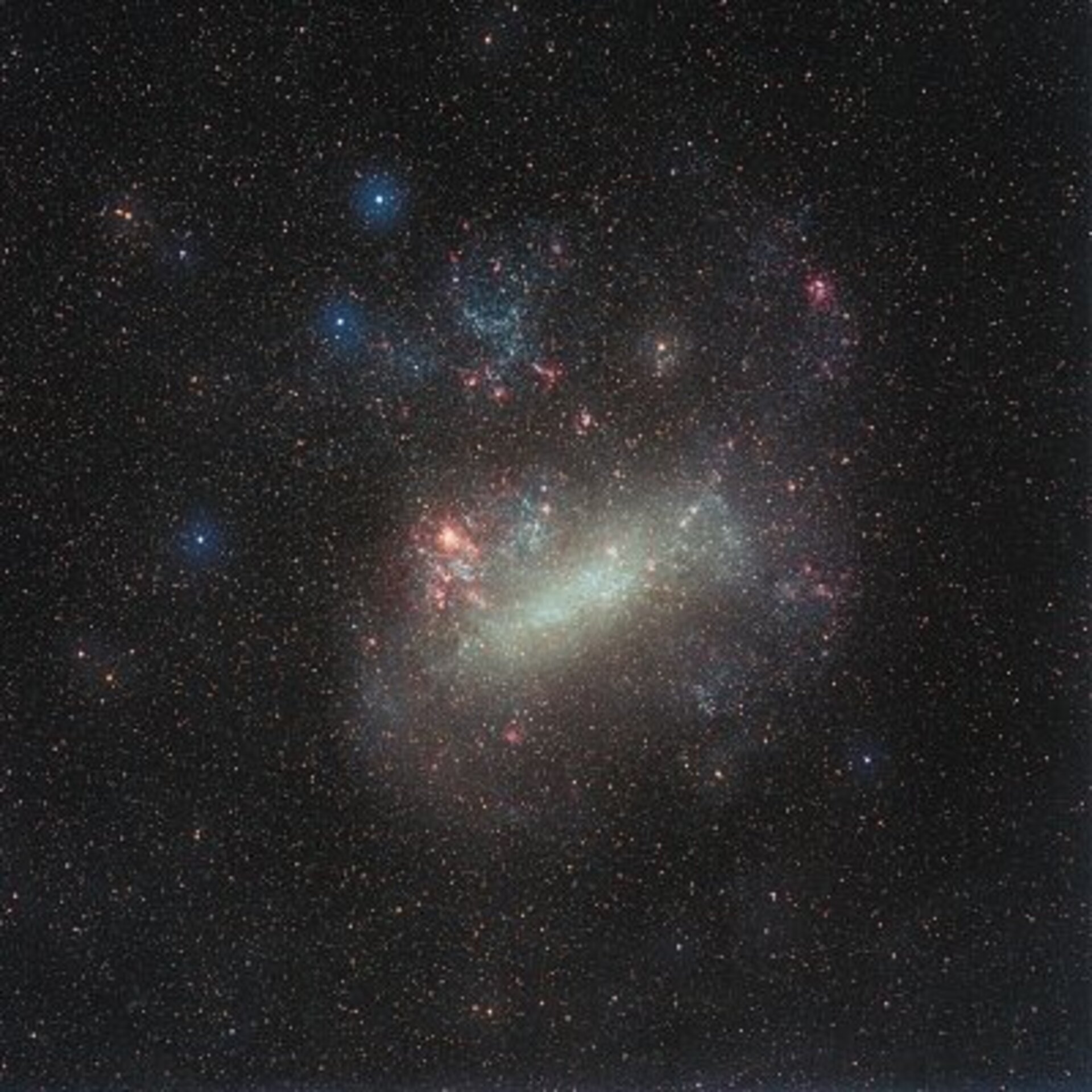 Ground-based view of the Large Magellanic Cloud