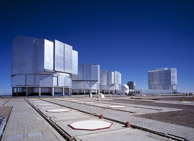 De VLT in Cerro Paranal kreeg begin dit jaar zijn eerste hulptelescoop
