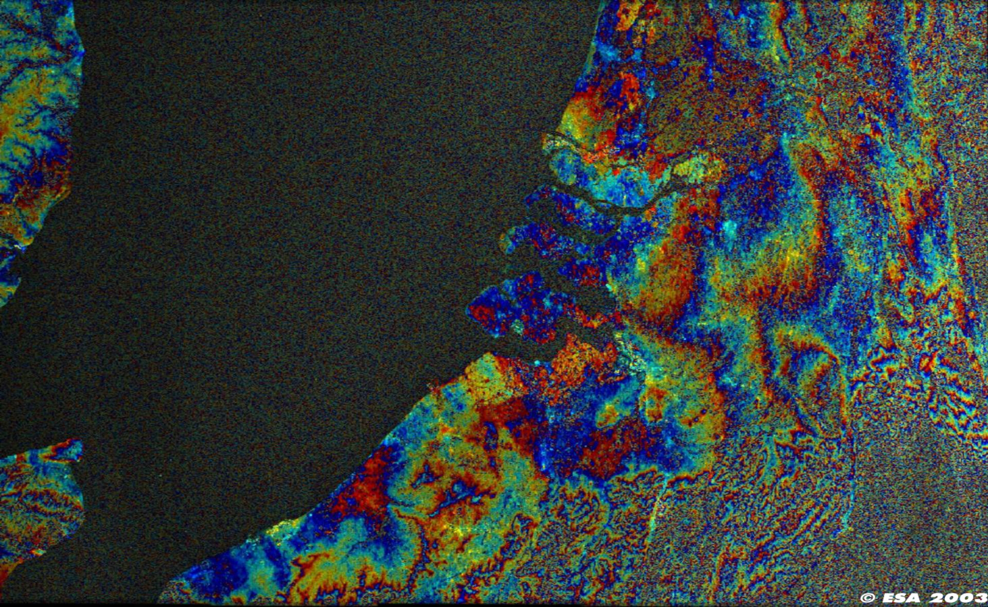 WSM/WSM InSAR over Dutch coast