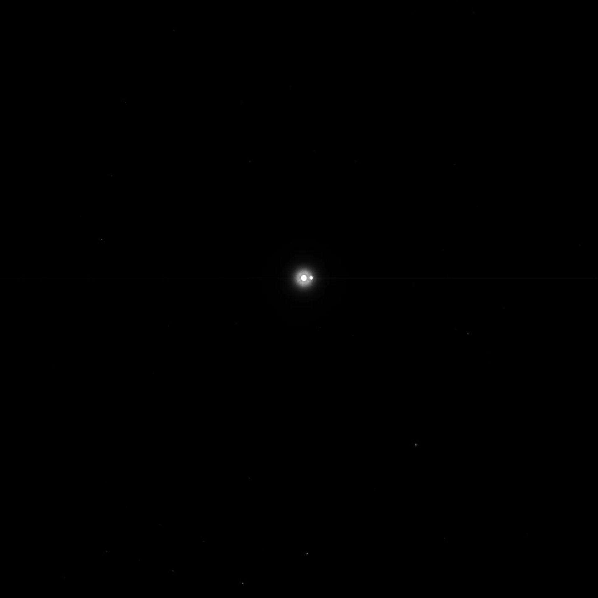 The Earth-Moon system taken from Rosetta