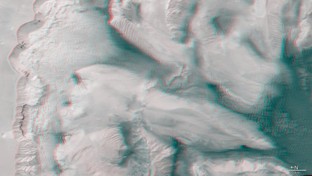 3D anagylph view of Ophir Chasma