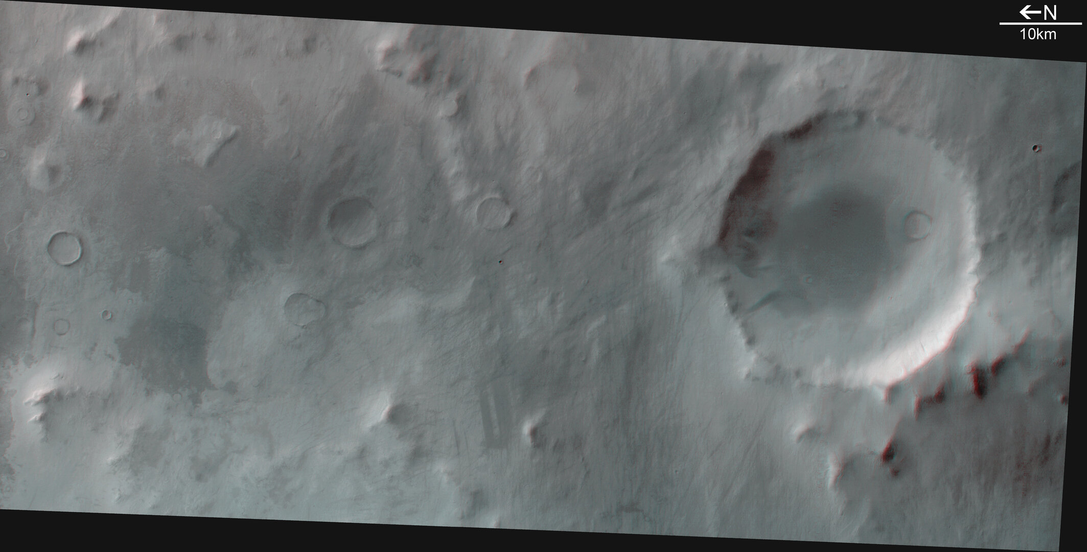 3D image of the Promethei Terra region