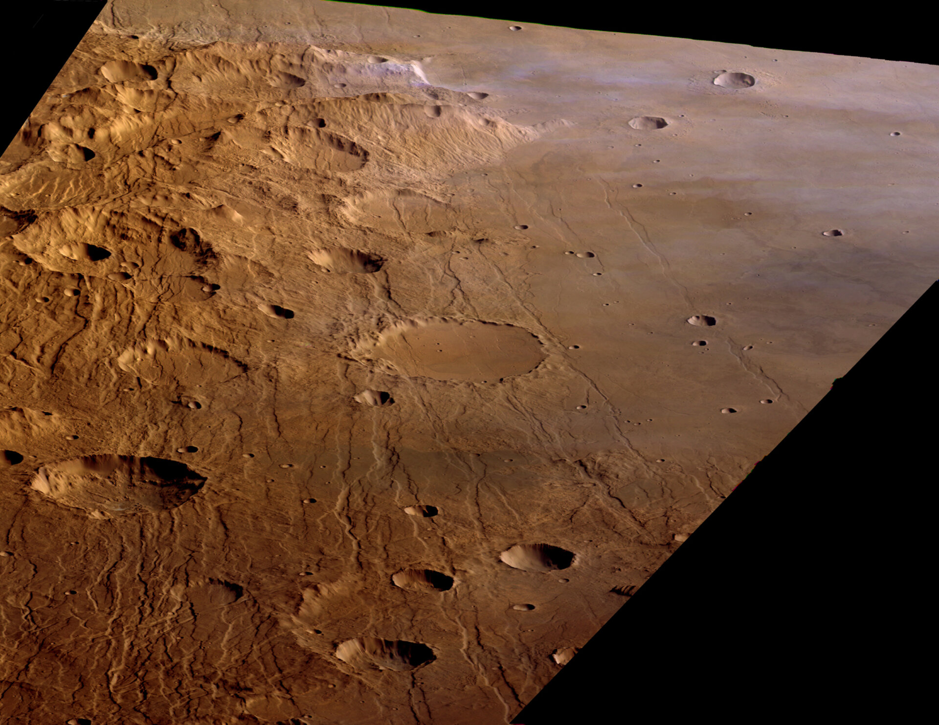 Claritas Fossae and Solis Planum, looking north