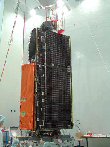 CryoSat  undergoing 'fit-check' tests