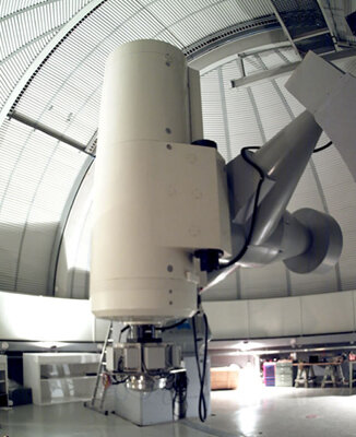 De optische "OGS"-telescoop met een diameter van één meter van ESA