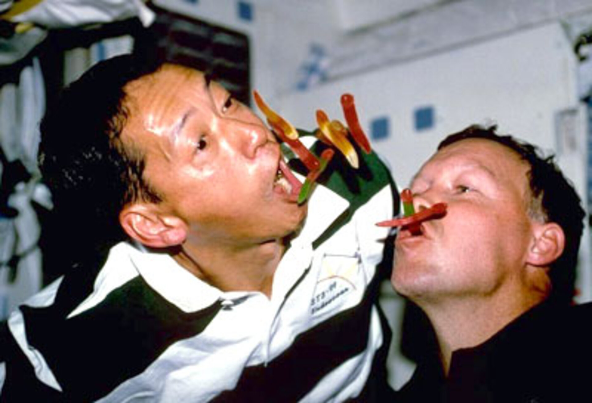 Eating in space