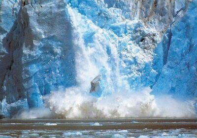 Glacier calving