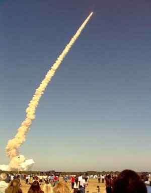 Launch of Space Shuttle 'Discovery' on 29 October 1998