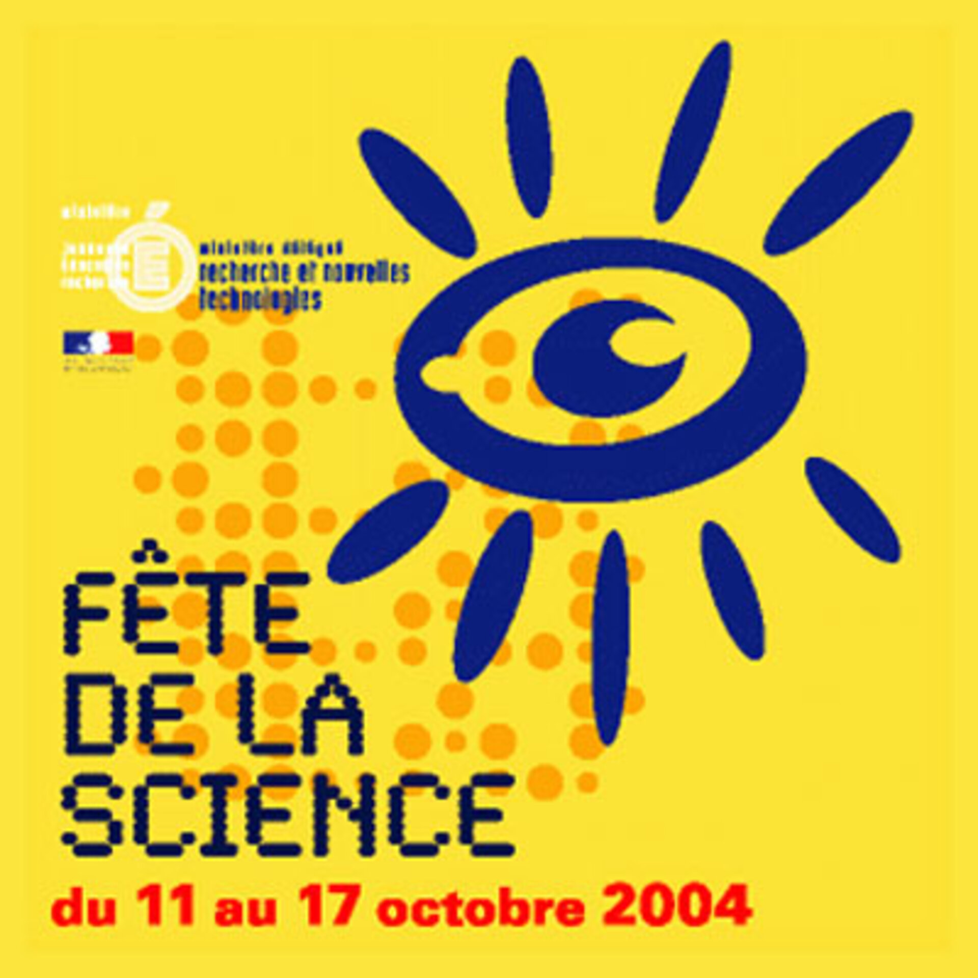 Logo of the yearly "Science Week" held in France on October 11-17, 2004