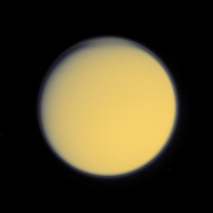 Titan's high haze in colour