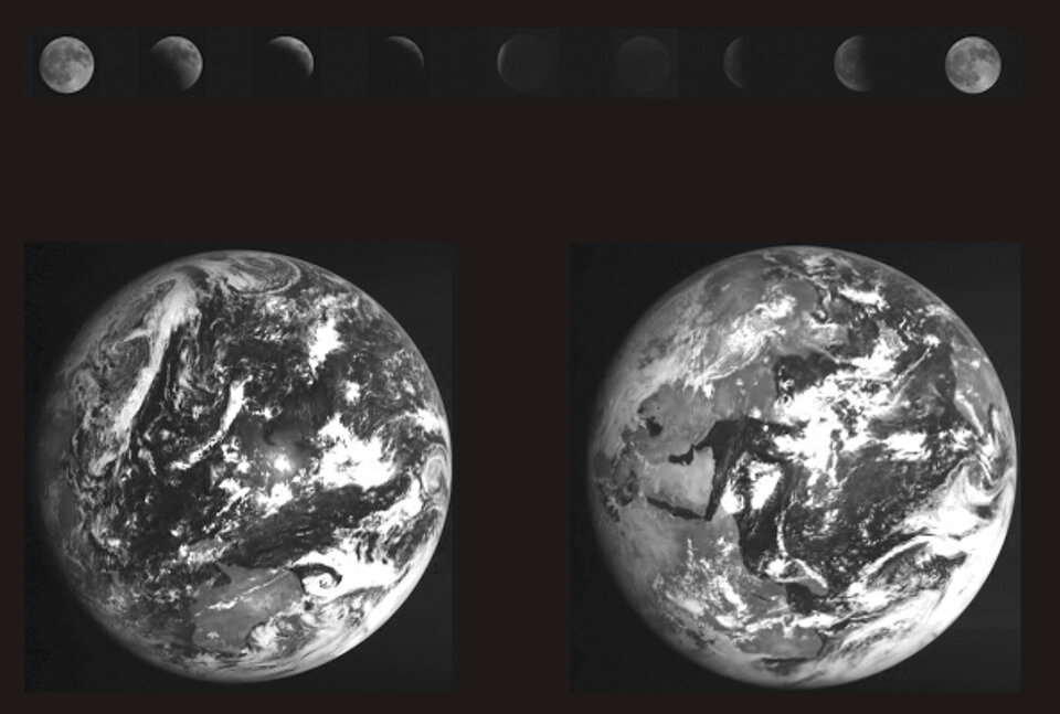 SMART-1 sees total lunar eclipse from space