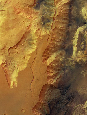 Colour view of Candor Chasma