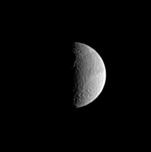 Crater Odysseus on Saturn's moon Tethys