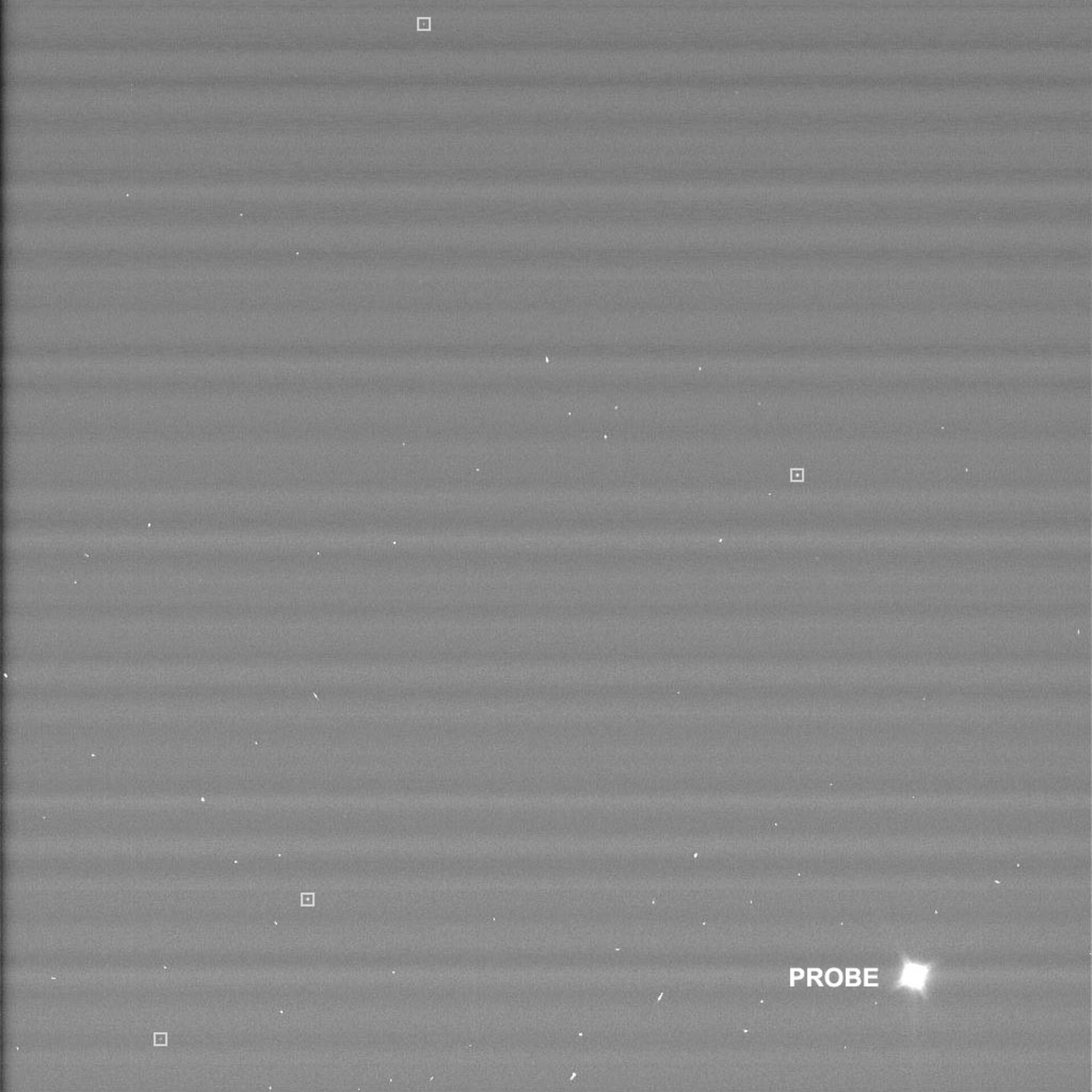 PIA06999: Huygens Probe Shines for Cassini's Cameras #1