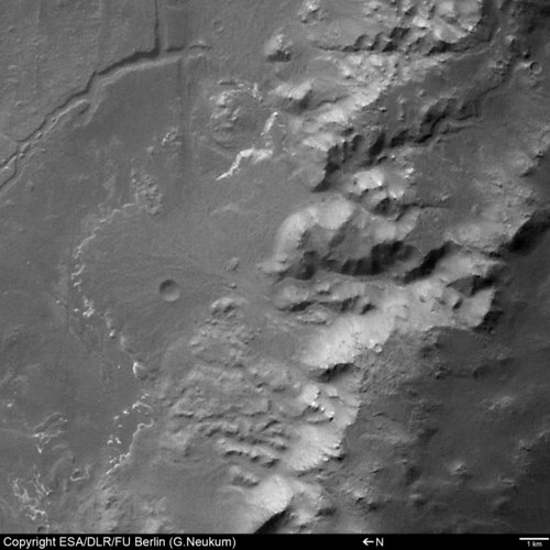 Alluvial fan in Crater Holden