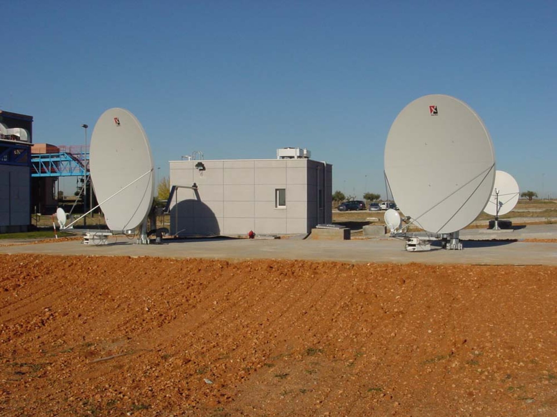 AmerHis ground terminal test at Arganda