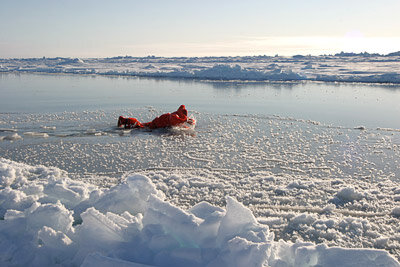 Swimming across open water