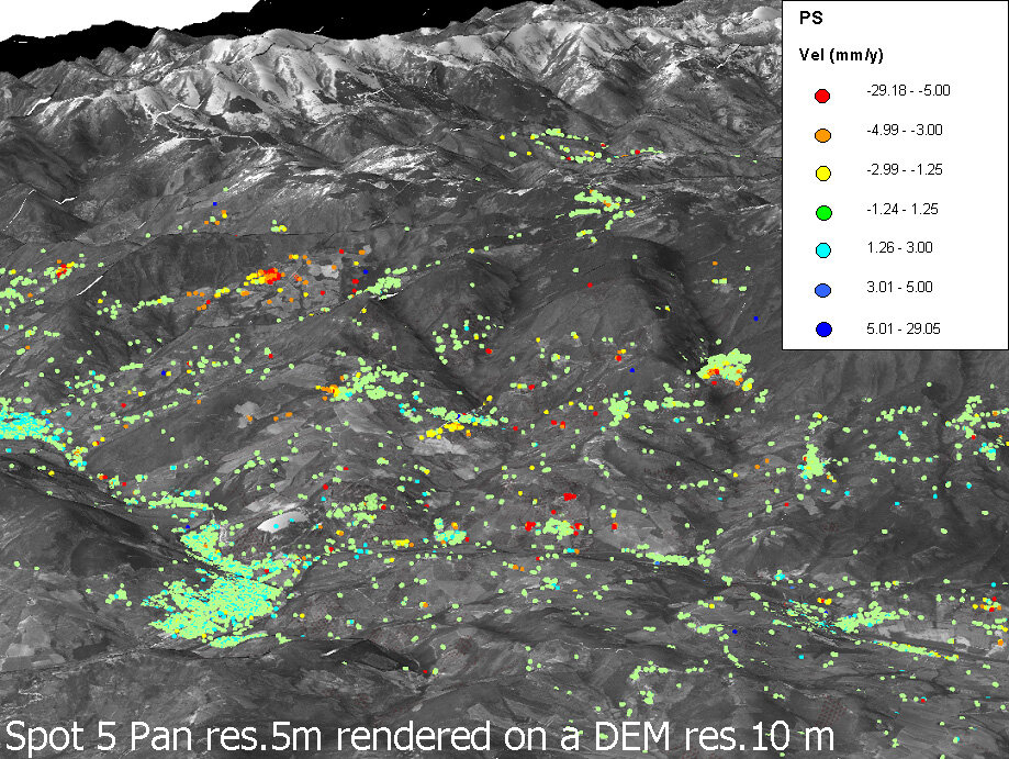 InSAR enables ground motion detection
