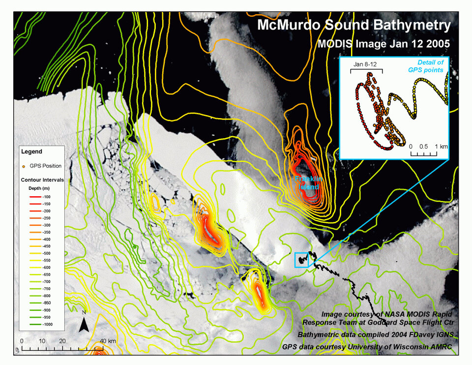 McMurdo Sound bathymetry