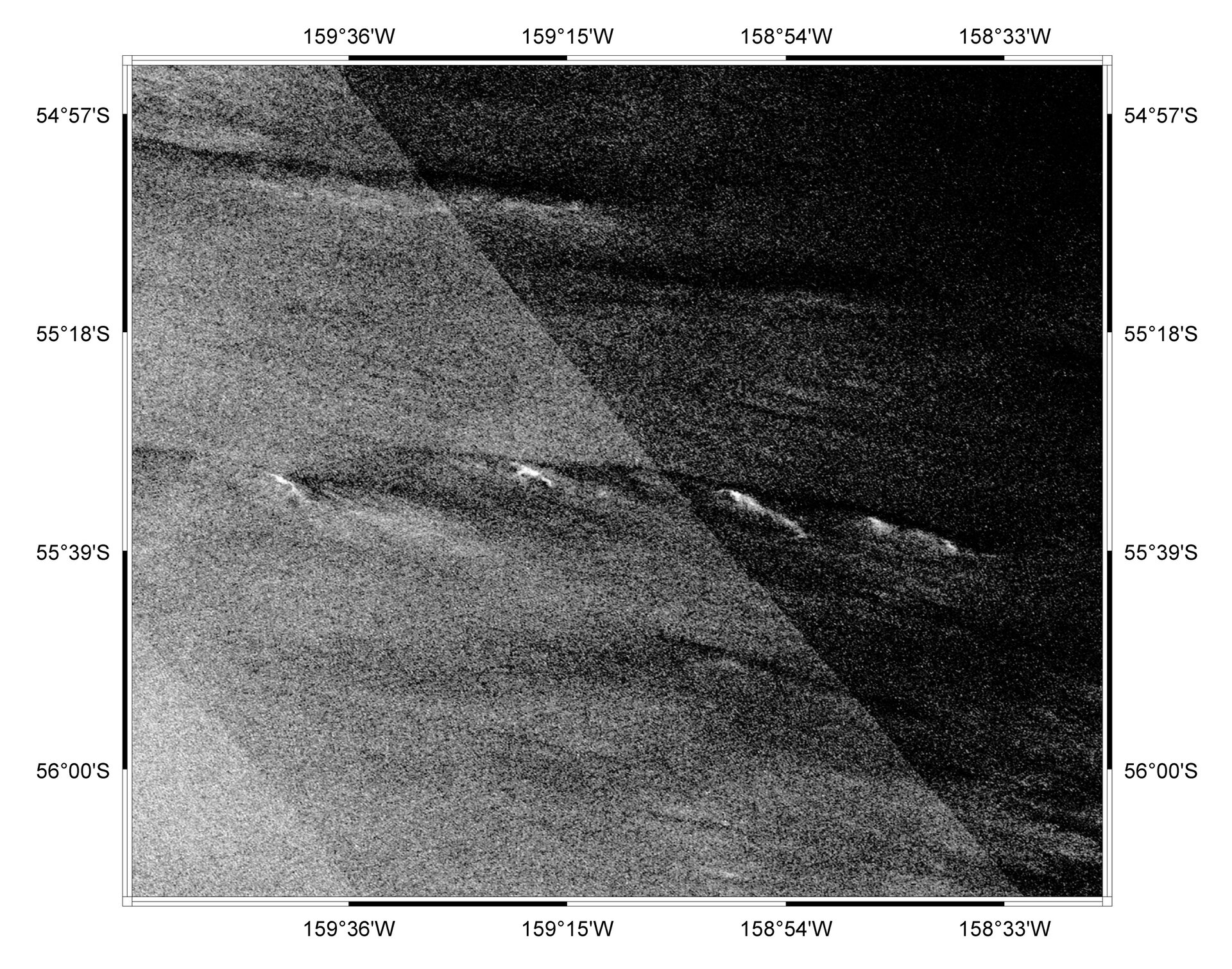 Radar image highlights ice island