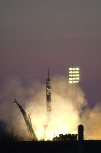 Launch of the Eneide Mission from Baikonur Cosmodrome in Kazakhstan