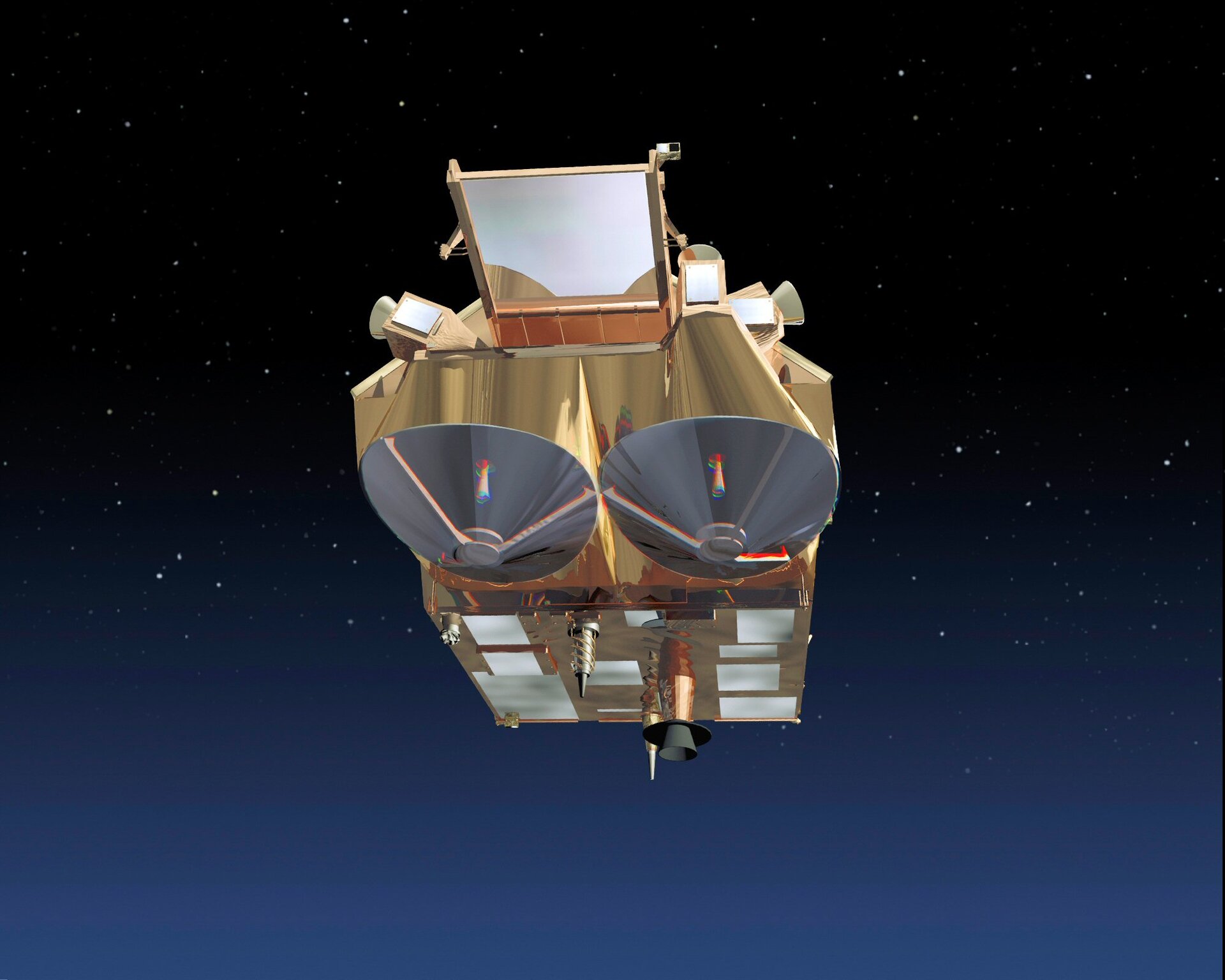 CryoSat front view